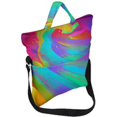 Curvy Contemporary - Flow - Modern - Contemporary Art - Beautiful Fold Over Handle Tote Bag