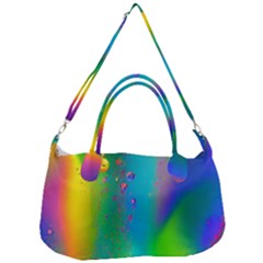 Liquid Shapes - Fluid Arts - Watercolor - Abstract Backgrounds Removal Strap Handbag