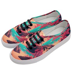 Tropical Beach Sea Jungle Ocean Landscape Women s Classic Low Top Sneakers by Pakemis