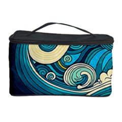 Waves Wave Ocean Sea Abstract Whimsical Abstract Art Cosmetic Storage