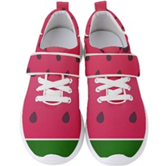 Watermelon Fruit Summer Red Fresh Food Healthy Men s Velcro Strap Shoes by Wegoenart