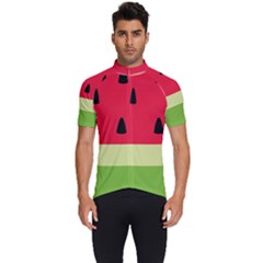 Watermelon Fruit Food Healthy Vitamins Nutrition Men s Short Sleeve Cycling Jersey by Wegoenart