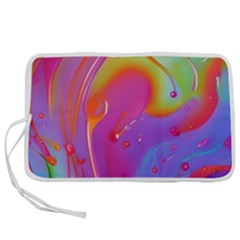 Beautiful Fluid Shapes In A Flowing Background Pen Storage Case (s) by GardenOfOphir