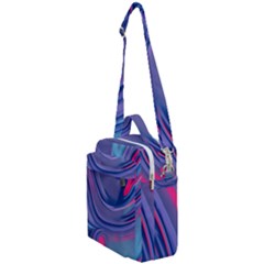 Liquid Art Pattern - Fluid Art Crossbody Day Bag by GardenOfOphir