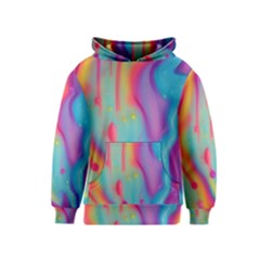 Liquid Art Pattern - Marble Art Kids  Pullover Hoodie by GardenOfOphir