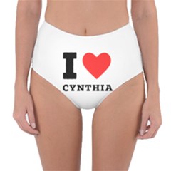 I Love Cynthia Reversible High-waist Bikini Bottoms by ilovewhateva