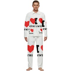 I Love Cynthia Men s Long Sleeve Velvet Pocket Pajamas Set by ilovewhateva