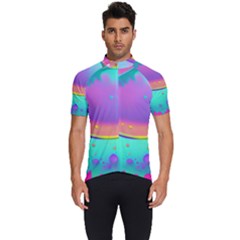 Liquid Art Pattern - Fluid Background Men s Short Sleeve Cycling Jersey