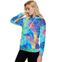 Liquid Art Pattern - Fluid Art Women s Lightweight Drawstring Hoodie View2