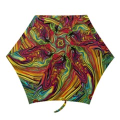 Liquid Art Pattern - Abstract Art Mini Folding Umbrellas by GardenOfOphir