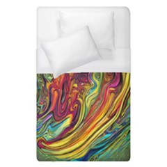 Liquid Art Pattern - Abstract Art Duvet Cover (single Size) by GardenOfOphir