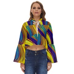 Rolling In The Deep Boho Long Bell Sleeve Top