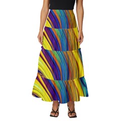 Rolling In The Deep Tiered Ruffle Maxi Skirt