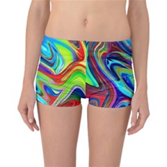 Fluid Forms Reversible Boyleg Bikini Bottoms by GardenOfOphir