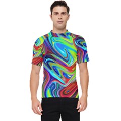 Fluid Forms Men s Short Sleeve Rash Guard by GardenOfOphir