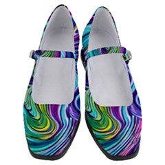 Waves Of Color Women s Mary Jane Shoes by GardenOfOphir