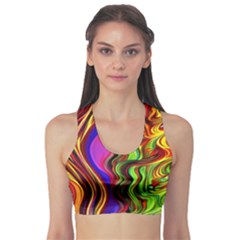 Swirls And Curls Sports Bra by GardenOfOphir