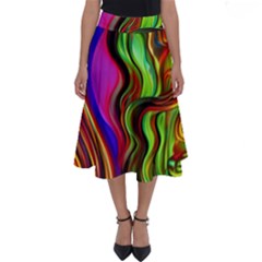 Swirls And Curls Perfect Length Midi Skirt by GardenOfOphir