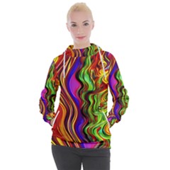 Swirls And Curls Women s Hooded Pullover