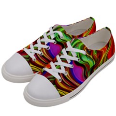 Swirls And Curls Women s Low Top Canvas Sneakers by GardenOfOphir