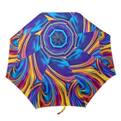 Dancing In The Liquid Light Folding Umbrellas by GardenOfOphir