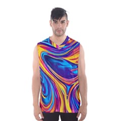 Dancing In The Liquid Light Men s Basketball Tank Top by GardenOfOphir