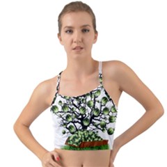 Watermelon Tree Abstraction On Watermelon Abundance Mini Tank Bikini Top by Wegoenart