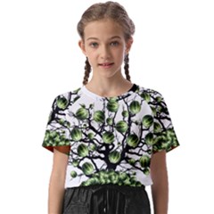 Watermelon Tree Abstraction On Watermelon Abundance Kids  Basic Tee by Wegoenart