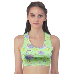 Elephant Sleeping Elephants Background Sports Bra