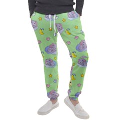 Elephant Sleeping Elephants Background Men s Jogger Sweatpants