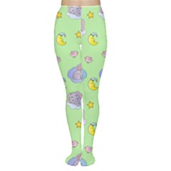 Elephant Sleeping Elephants Background Tights