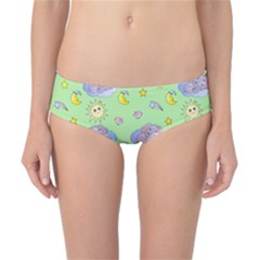 Elephant Sleeping Elephants Background Classic Bikini Bottoms