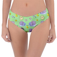 Elephant Sleeping Elephants Background Reversible Classic Bikini Bottoms