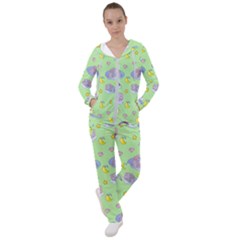 Elephant Sleeping Elephants Background Women s Tracksuit by Wegoenart