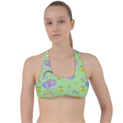 Elephant Sleeping Elephants Background Criss Cross Racerback Sports Bra