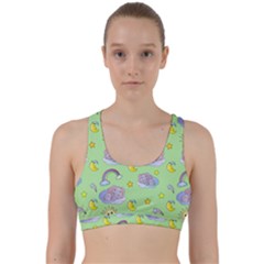 Elephant Sleeping Elephants Background Back Weave Sports Bra