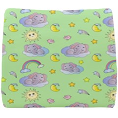 Elephant Sleeping Elephants Background Seat Cushion