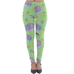 Elephant Sleeping Elephants Background Lightweight Velour Leggings