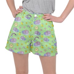 Elephant Sleeping Elephants Background Ripstop Shorts