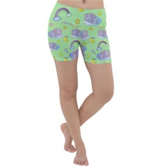 Elephant Sleeping Elephants Background Lightweight Velour Yoga Shorts