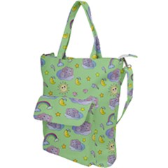 Elephant Sleeping Elephants Background Shoulder Tote Bag