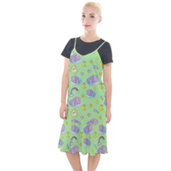 Elephant Sleeping Elephants Background Camis Fishtail Dress