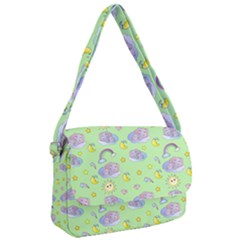 Elephant Sleeping Elephants Background Courier Bag