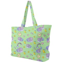 Elephant Sleeping Elephants Background Simple Shoulder Bag