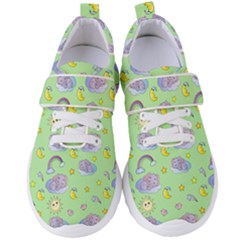 Elephant Sleeping Elephants Background Women s Velcro Strap Shoes