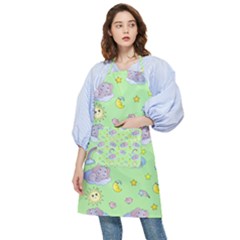 Elephant Sleeping Elephants Background Pocket Apron