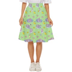 Elephant Sleeping Elephants Background Classic Short Skirt