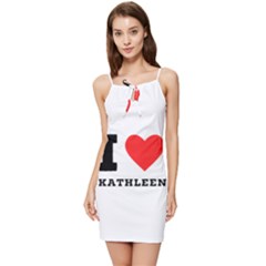 I love kathleen Summer Tie Front Dress