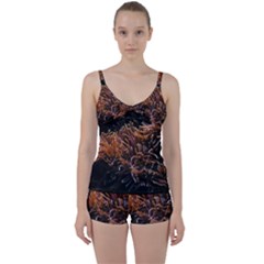 Sea Anemone Coral Underwater Ocean Sea Water Tie Front Two Piece Tankini