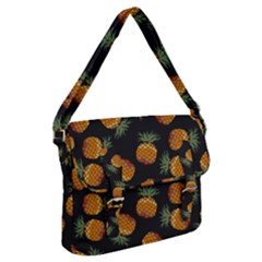 Pineapple Background Pineapple Pattern Buckle Messenger Bag by Wegoenart